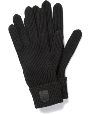 Parajumpers Ribbed-Knit Gloves - Black