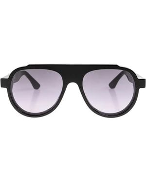 Thierry Lasry Dynasty Browline Sunglasses - Black