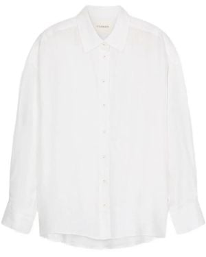 Closed Cape Shirt - White