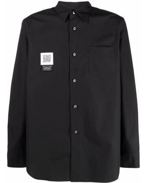 Fumito Ganryu Camicia Con Applicazione - Nero