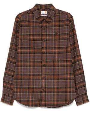 Timberland Flannel Checked Shirt - Brown