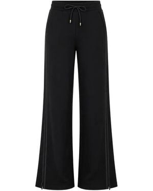 The Upside Roma Side-Stripe Track Trousers - Black