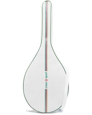 CASABLANCA X Mad Paris K7 Tennis-Racket Case - White