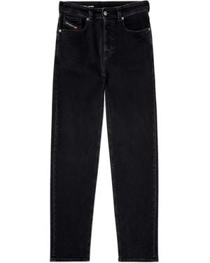 DIESEL Distressed Low-Rise 5-Pocket Jeans For - Blue