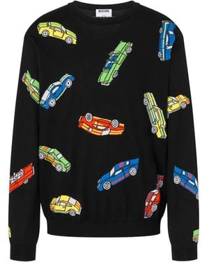 Moschino Car-Motif Sweatshirt - Black