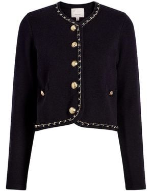 Cinq À Sept Cardigan Mit Kettendetail - Schwarz