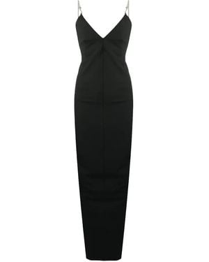 Rick Owens Chain-Strap Maxi Dress - Black