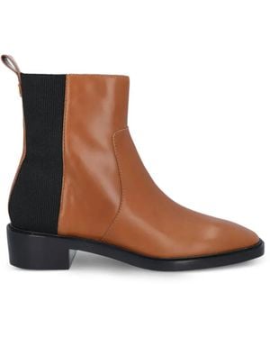 Tory Burch Round-Toe Boots - Brown