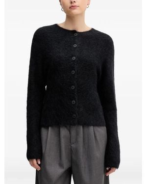 Sandro Ferrone Buttoned Cardigan - Black