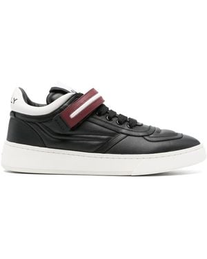Bally Leather Touch-Strap Trainers - Black