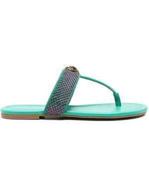 Kurt Geiger T-Bar Sandals - Green
