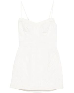 Zimmermann Strap Structured Dress - White