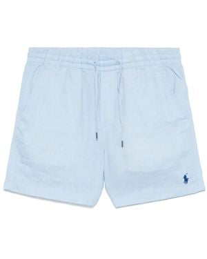 Polo Ralph Lauren リネン ショートパンツ - ブルー