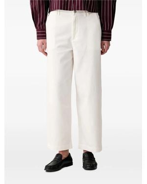 Marc O' Polo Jean Ample À Coupe Crop - White
