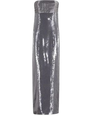 retroféte Kenia Sequin Dress - Grey