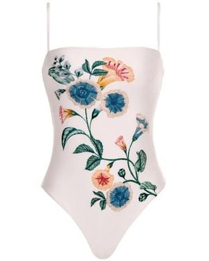 Agua Bendita Durazno Brisa Swimsuit - White