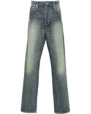 KENZO Bara Cropped-Jeans - Blau