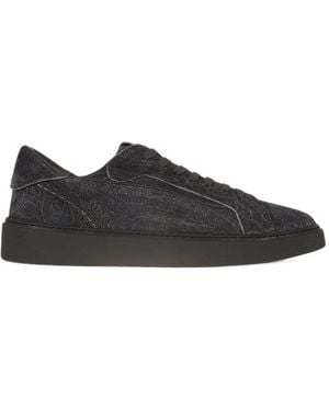 Etro Arnica-Motif Low-Top Sneakers - Black