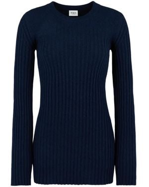 Tod's Cashmere Blend Round-Neck Pullover - Blue