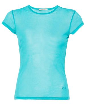 Paloma Wool Oma Semi-Sheer Short-Sleeve T-Shirt - Blue