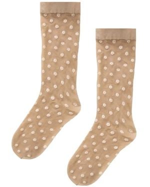 Wolford Sweet Dots Socks - White