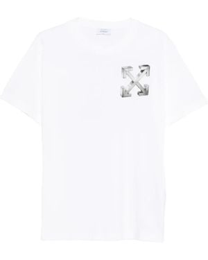 Off-White c/o Virgil Abloh ロゴ Tシャツ - ホワイト