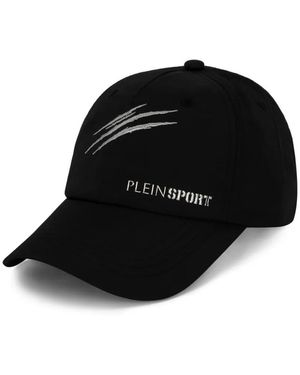 Philipp Plein Logo-Lettering Baseball Cap - Black