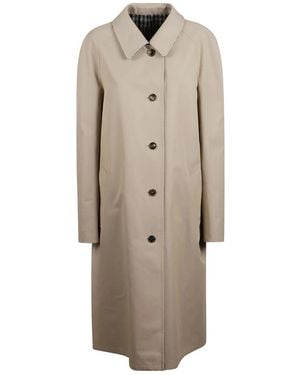 Miu Miu Manteau À Boutonnière - Neutre