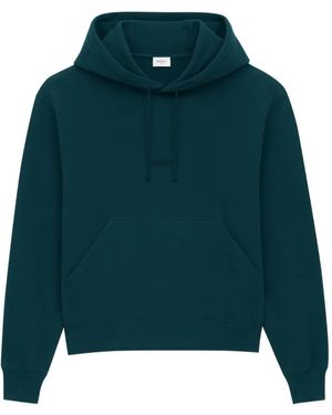Saint Laurent Petrol Cotton Sweatshirt - Green