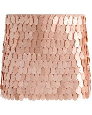 Alice + Olivia Paillette-Embellished Skirt - Pink