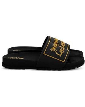 Versace Jeans Couture Shelly Slides - Black