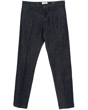 Jacob Cohen Natural Cotton Trousers - Blue