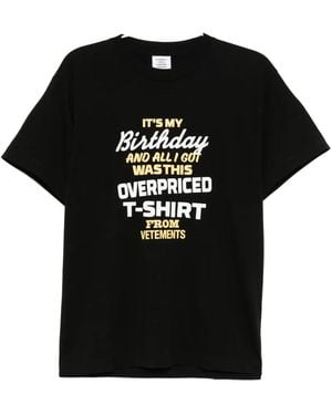 Vetements Graphic-printed T-shirt - Schwarz