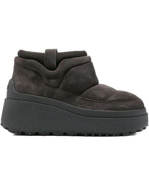 Ash Padded Platform Boots - ブラック
