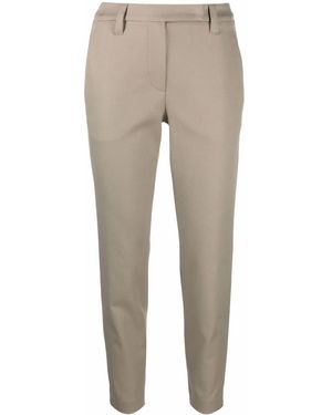 Brunello Cucinelli クロップド イージーパンツ - ナチュラル