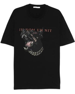 ih nom uh nit Dobermann T-Shirt - Black