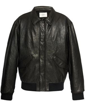 Saint Laurent Leather Jacket - Black