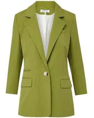 Veronica Beard Mcgowan Single-Breasted Blazer - Green