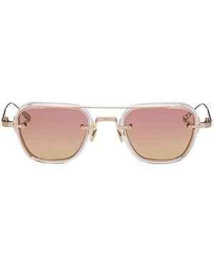Akoni Lunettes De Soleil Jura À Monture Géométrique - Pink