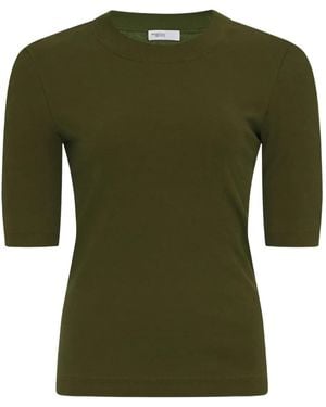 Rosetta Getty Three-Quarter-Sleeved Top - Green