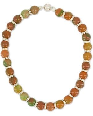 Julietta Collar Odette con ágata - Metálico