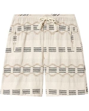 Isabel Marant Deliann Patterned Shorts - Natural