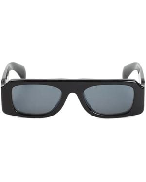 Jil Sander Gafas De Sol Con Montura Rectangular - Azul