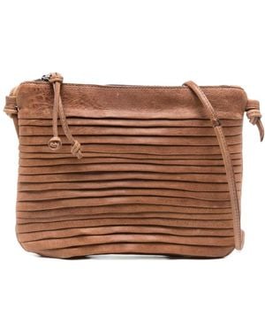 SOMMET Sac À Bandoulière Country Plissé - Brown