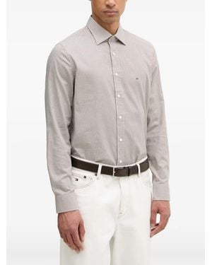 Michael Kors Monogram-Print Shirt - Grey