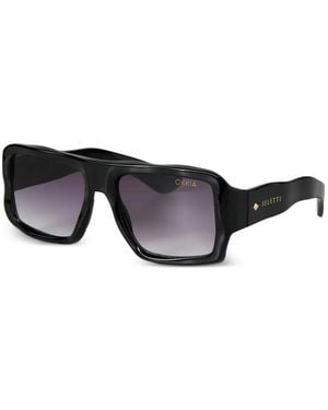 Seletti X Okkia Kansas Square-Frame Sunglasses - Grey