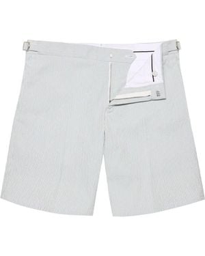 Orlebar Brown ストライプ テーラードショーツ - ホワイト