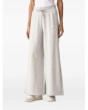 ARMANI EXCHANGE Logo-Embroidered Drawstring Track Pants - White