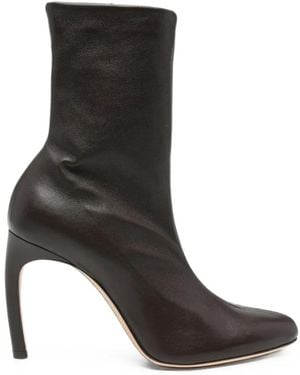 Victoria Beckham Harlow Stretch Leather Boots - Black