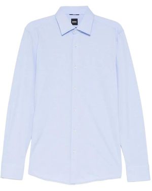 BOSS Camicia A Maniche Lunghe - Blu